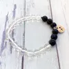 MG1533 Strand 8 MM Bleu Oeil de Tigre Sagittaire Zodiaque Bracelet Mode Femmes Quartz Clair Pierres Précieuses Bracelets Anniversaire Pierre Poignet Mala Bijoux