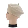 ベレー帽の女性の女性ウォームニットかぎ針編みの帽子ソフトシュラッチベレービーニーキャップハットhatbd0002berets