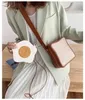 Evening Bags Creative Toast Bread And Fried Eggs Shape Crossbody For Women 2022 Winter Fashion Small Shoulder Bag Female Pouch Purses