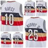 Draft Pick Screen Imprimida EJ Liddell Jersey de basquete CJ McCollum 3 Brandon Ingram 14 Jonas Valanciunas 17 Devonte Graham 4 Herbert Jones 5 Número personalizado Número