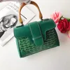 2022 Neue Mini Saigon Umhängetaschen Damen Leder Gooya Luxurys Designer Brieftasche Leder Handtasche Holzgriff Messenger Bag I290T