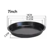 Bakken gerechten pannen 6/7/8/9/10 inch plaat ronde schotel pizza pan lade food grade carbon stalen non-stick mold bakken tool bakvorm