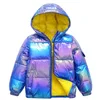 3-10 Jahre Baby Mädchen Jacke Jungen Mode Wintermantel Kinder Daunenjacke Baumwolle Kinder Winter Warme Kapuzenjacke Mantel für Mädchen LJ201130