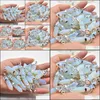 Charms jewelhings descobertas componentes de moda vendendo pedra opala cura hexagonal reiki pondants para fazer entrega 2021 nve7p