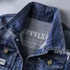 Frühling 2021 Neue Casual Baumwolle männer Koreanischen Stil Streetwear Schule Student Schlank Hübscher Herbst Stickerei Mann der Denim Jacke