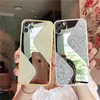S style Mirror Glitter Cases Bling Cover Cover Protector for iPhone 12 Mini 11 Pro Max X XS XR XS Max 7 7p 8 8Plus4124778