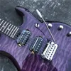 transparent Purple Music Man JP6 guitare électrique de qualité supérieure john petrucci signature musicman 6 cordes custom guitarra boulon sur le cou