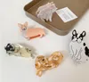 Acetato Cute Animal Clip Bulldog Dog Cat Hair Claw Clips Hairpin Hairdresser for Women Girl Head Accessories Gifts