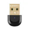 Receptor Adaptador Bluetooth 5.1 DONGLE DONGLE USB VENSISTOR sem fio USB Receptor de áudio USB