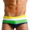 Heren Badmode Badpakken Braziliaanse Klassieke Cut Zwemkleding Slips Bikini Sexy Streep Surfplank Trunks Shorts Ondergoed Strand 220509