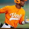 Xflsp College Baseball Jersey 42 Reed Spadł 2 Alex Sosnowski 19 Matt Duffy NCAA Tennessee Wolontariusze Zszyte Koszulki męskie Młodzież