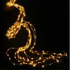 Strings LEDs String Lights With 5 Strands 2M EU Plug Fairy Bunch Christmas Garland Party Wedding Decoration J50LED LED