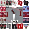 American College Football Wear 2022 NCAA Personalizado Ohio State Buckeyes Costurado College Football Jersey 21 Parris Campbell Jr.