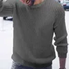 Men's Sweater Warm Knitted Sweater Keep Warm Men Jumper Casual Sweaters Round Neck Casual Knitted Sweater Base Sweaters L220730