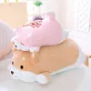 1 pcs 55 cm mignon gros Shiba Inu chien en peluche oreiller en peluche doux dessin animé animaux jouets beaux enfants bébé enfants cadeau de Noël poupées J220729