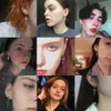 Neue Mode Kreuz Charm Anhänger Knorpel Tropfen Baumeln Ohrringe Punk Schmuck Coole Frauen Mädchen Freundschaft Geschenke
