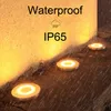 Solar Garden Lights IP65 Vattentät 8 LED Solar Outdoor Ground Lamp Landscape Lawn Yard Stair Underground Buried Night Light Home 6385987