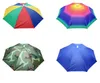 Parapluie de pêche 9 couleurs personnalité créative activités de plein air bande élastique parapluie chapeau de pluie léger par mer RRA12975