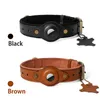 Dog Collars Leashes Pet Supplies Manufacturer Sale Luxury Design本物の牛のレザーエアタグコラルドグ