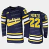 Thr 2021 Мичиган Росомахи Max Pacioretty College Hockey Jersey Dylan Larkin Matty Beniers Owen Power Cam York Strauss Mann Thomas