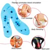 Unisex Magnetic Massage Insoles Foot Acupressure Shoe Pads Therapy Slimming Insoles for Weight Loss Transparent 220713