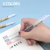 Gel Pens Retractable 0.5 Mm Black / Red Blue Ballpoint Pen Replaceable Refill Ink Study Office SuppliesGel