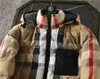 Inverno para baixo casaco moda puffer jaquetas das mulheres dos homens parkas casacos elegantes mulheres contraste cor clássico com capuz outerwear outono casaco reversível