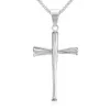 Pendentif Colliers croix Baseball Bat collier Or Argent Noir Couleur Acier Inoxydable Baseball pour enfants adultes