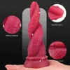 Nxy Dildo Dong Flame Make-up Masturbazione per donna Simulazione Pene Super Large Silicone morbido Super spesso Pene falso Prodotti del sesso 220516