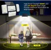 solar motion sensor wall lamp 242led 4 heads wide angle Outdoor security garage light 6000K 3 modes