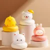 Veilleuses USB lumière 1200mah mignon dessin animé lampe ours télécommande pour bébé enfant chambre décor chevet noël cadeau nuit