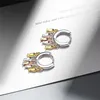 Hoop & Huggie LByzHan Cute 3 Color Little Fish Earring Authentic 925 Sterling Silver For Women Fashion Jewelry CME446Hoop Kirs22