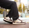 Low Sneakers zamszowe buty brązowe ciemne mokka prawdziwa skórzana skóra łyżwa dla mężczyzn bre 220808