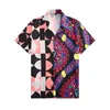 Luksusowe designerskie koszule męskie modne kolorowe kolory koszula na Hawajskie Mężczyzny krótkie rękawie Slim Fit Shirt Asian Size M-2xl