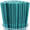 Party Supplies 25pc Pearlescent Bronzing Paper Straws Pink Green Gradient Foil Drinking Straws Wedding Birthday Decoration Baby Shower Kids 20220613 D3