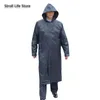 Trabajo al aire libre Impermeable largo Cuerpo Lluvia grande Poncho Hombres y mujeres Chaqueta azul Traje impermeable para pesca Gabardina Hombre Regalo 201202