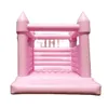 Wholesale 4x4m Pink Air Jumping Inflatable Wedding Bouncer Jumper Castle White Bounce House For Bridal Party Event Celebration