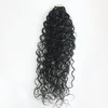 Brazilian Curly Hair Skin Weft 100% Human Hairs Tape in Microlinks Extenion Natural Color 40 Pieces For Women