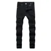 Summer Tracksuits Ripped Hole Men's Sets Solid Black Casual Slim Denim Vest and Jeans 2pcs Sets Male Frayed Waistcoat + Stretch Pants Hommes de Ensembles