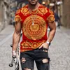 T-shirt casual korte mouw oneck mode Grappige Luxe highend patroon 3D t-shirt menwoman tees Hoge kwaliteit merk 220521