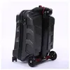 حقائب الإبداع Scooter Rolling Luggage عجلات حقيبة العربات عربة يسافرون الخمش الألومنيوم يحمل onsuitcases310g