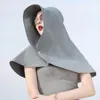Cappellini da ciclismo Maschere Cappello da sole estivo alla moda per donna Scialle grande Protezione per il collo con visiera Guida Pesca ViaggiCiclismo