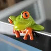 Decorative Objects & Figurines Unique Frog Statue Ornaments Laptop Monitor Decor Kid Gifts Home Ornament