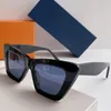 Hommes ou femmes FAME CAT EYE LUNETTES DE SOLEIL Z2520 Style classique look moderne Présente des lignes nettes et une monture épaisse pour un loo273w d'inspiration rétro