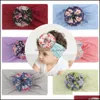 Headbands Hair Jewelry New Kids Wide Band Children Super Soft Nylon Headwrap Baby Boy Headband Wholesale Infant Widen Ball Drop Delivery 202