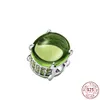 925 Silver Fit Pandora Charm 925 Bracelet Silver Green Series Charms Set Pendant Diy Fine Perles Jewelry