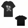 2022 Мужские рубашки дизайнер-футболка с граффитовой футболкой с граффийтом