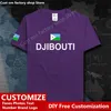 République de Djibouti DJI Pays T-shirt Personnalisé Jersey Fans DIY Nom Numéro High Street Mode Lâche Casual T-shirt 220616
