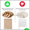 100Pcs Lot Tea Filter Bags Natural Unbleached Paper Bag Disposable Infuser Empty Pouch With Dstring Drop Delivery 2021 Coffee Tools Drinkw