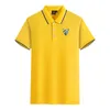 Malaga CF Men and Women Polos Mercerized Cotton wameve Lapel Breseable Sports Tシャツのロゴはカスタマイズできます
